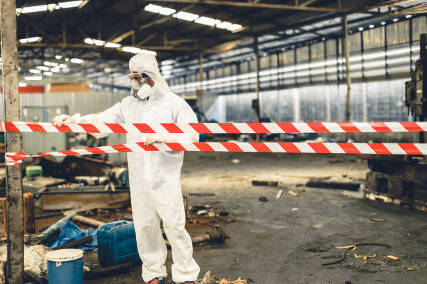 Professional Trauma Scene Cleanup technician working in Sandy, OR